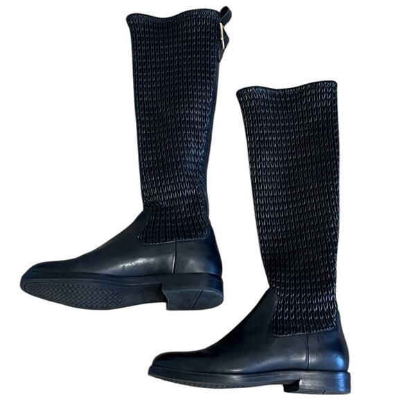 COLE HAAN Women's Lexi Grand Stretch Riding BOOTS size 6 Black #W12051 - Picture 1 of 8